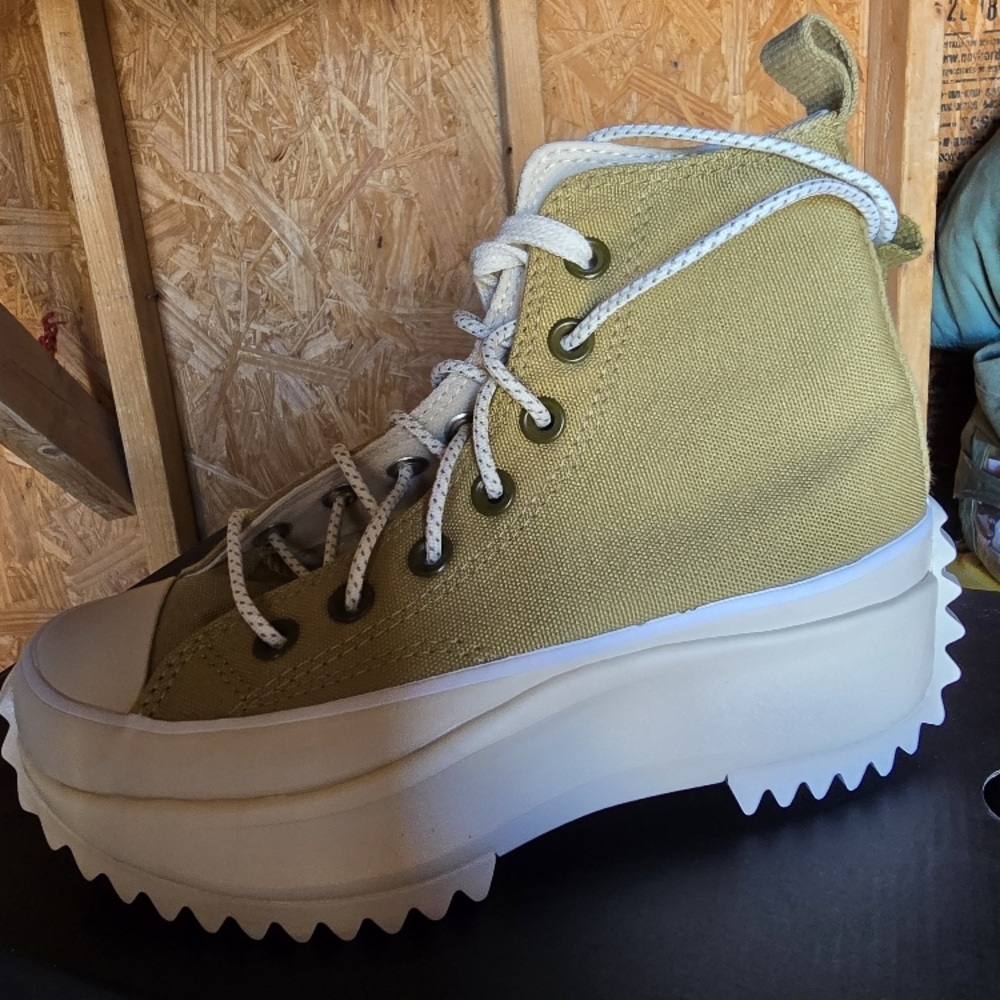Converse High-Top Sneakers - Olive Green
